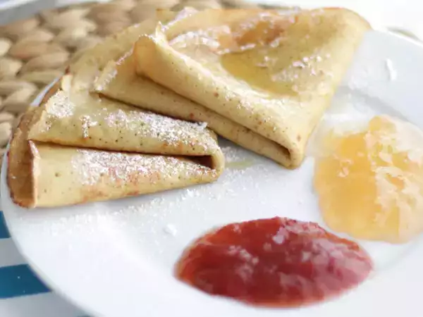 Recept Lichte crêpes zonder gluten en zuivel