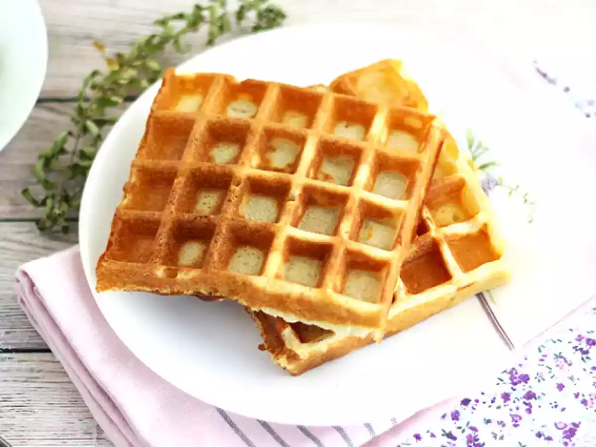 Lichte en knapperige wafels