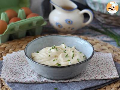 Lichte mayonaise met hardgekookte eieren en zonder olie! Perfect als je geen rauwe eieren mag eten! - foto 2