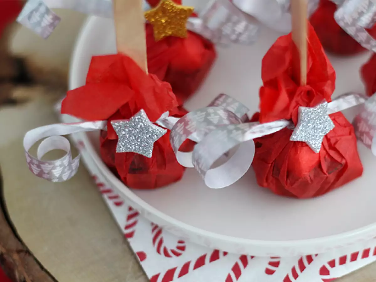Lolly's voor warme chocolademelk: pure chocolade + marshmallows - foto 4