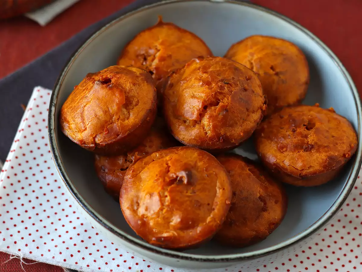 Luchtige en pittige chorizomuffins