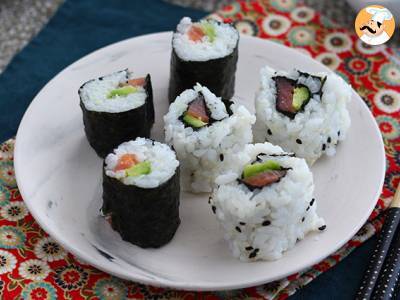 Makis met gerookte zalm en avocado - foto 4