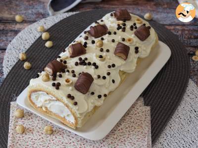 Makkelijk broodje met Kinder Bueno-smaak, perfect als verjaardagstaart of kerststol! - foto 8