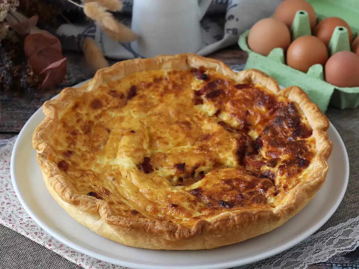 Makkelijk recept voor zelfgemaakte quiche lorraine - foto 3