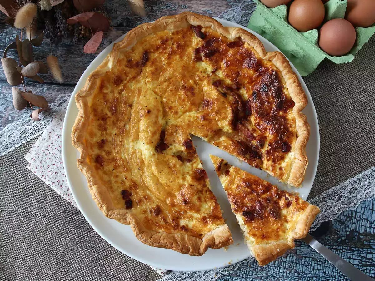 Makkelijk recept voor zelfgemaakte quiche lorraine - foto 4