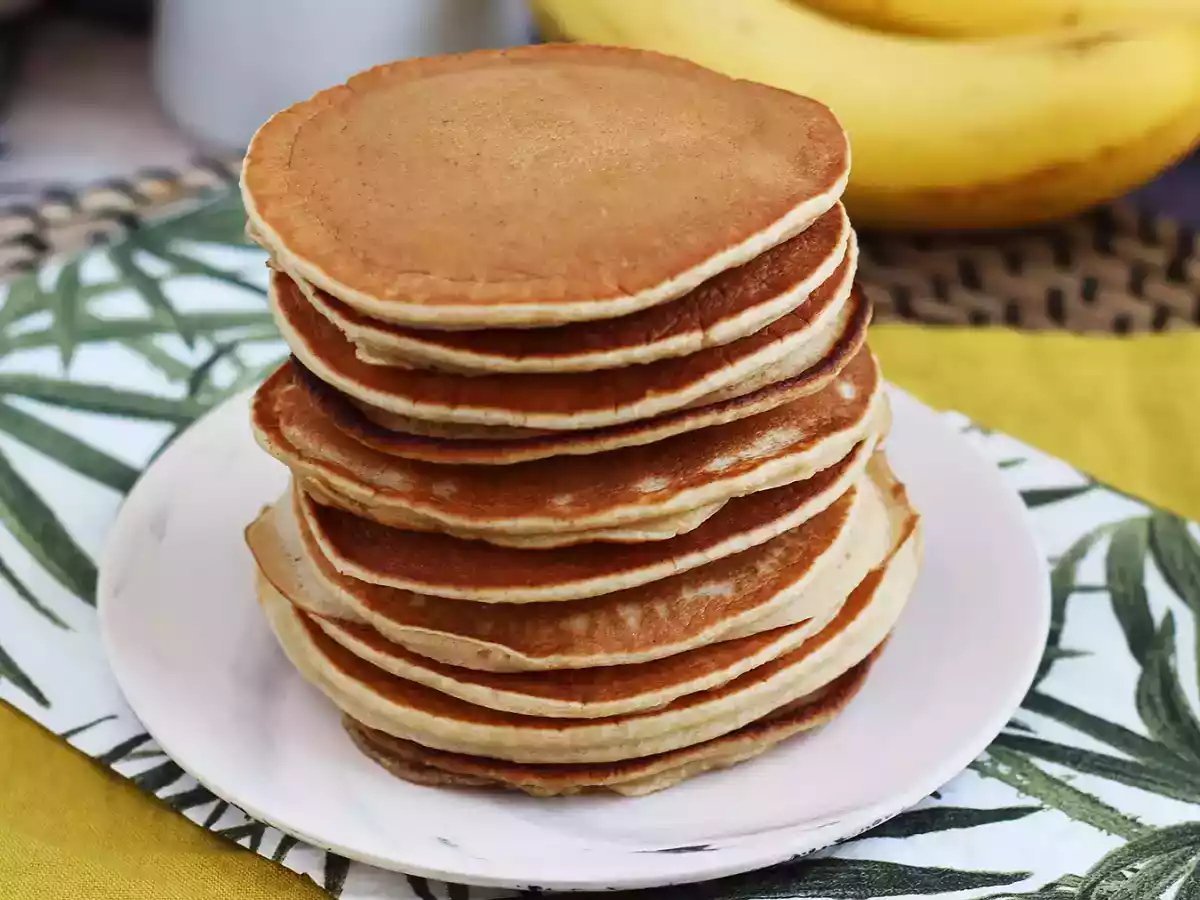 Makkelijke bananenpannenkoeken - foto 4