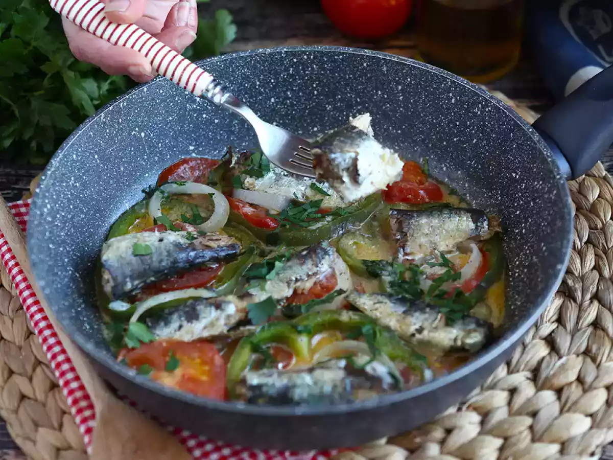 Makkelijke en goedkope sardine stoofpot - foto 3