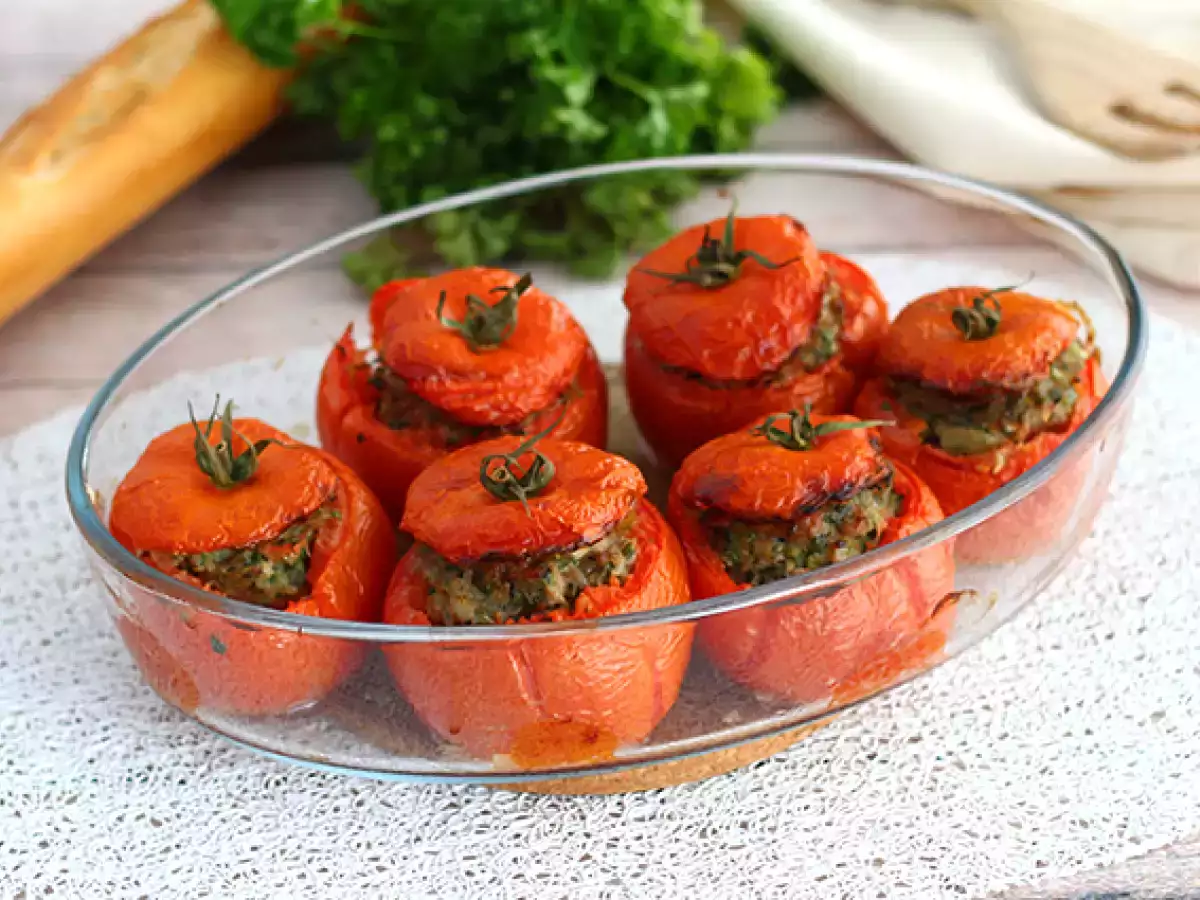 Makkelijke en snelle gevulde tomaten