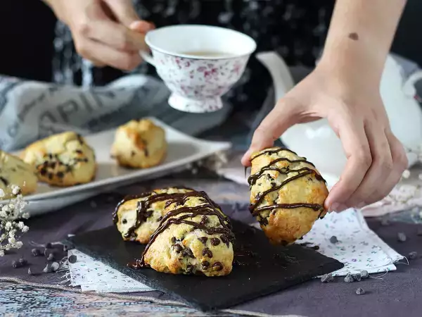 Recept Makkelijke, heerlijk luchtige chocoladescones