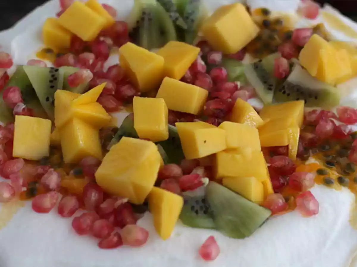 Makkelijke pavlova met exotisch fruit - foto 2