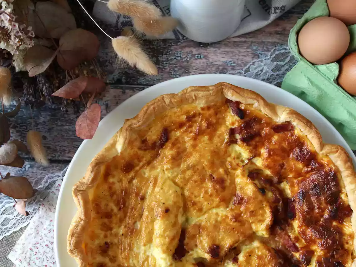 Makkelijke zelfgemaakte quiche lorraine recept - foto 5