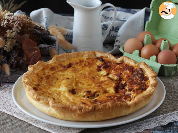 Makkelijke zelfgemaakte quiche lorraine recept