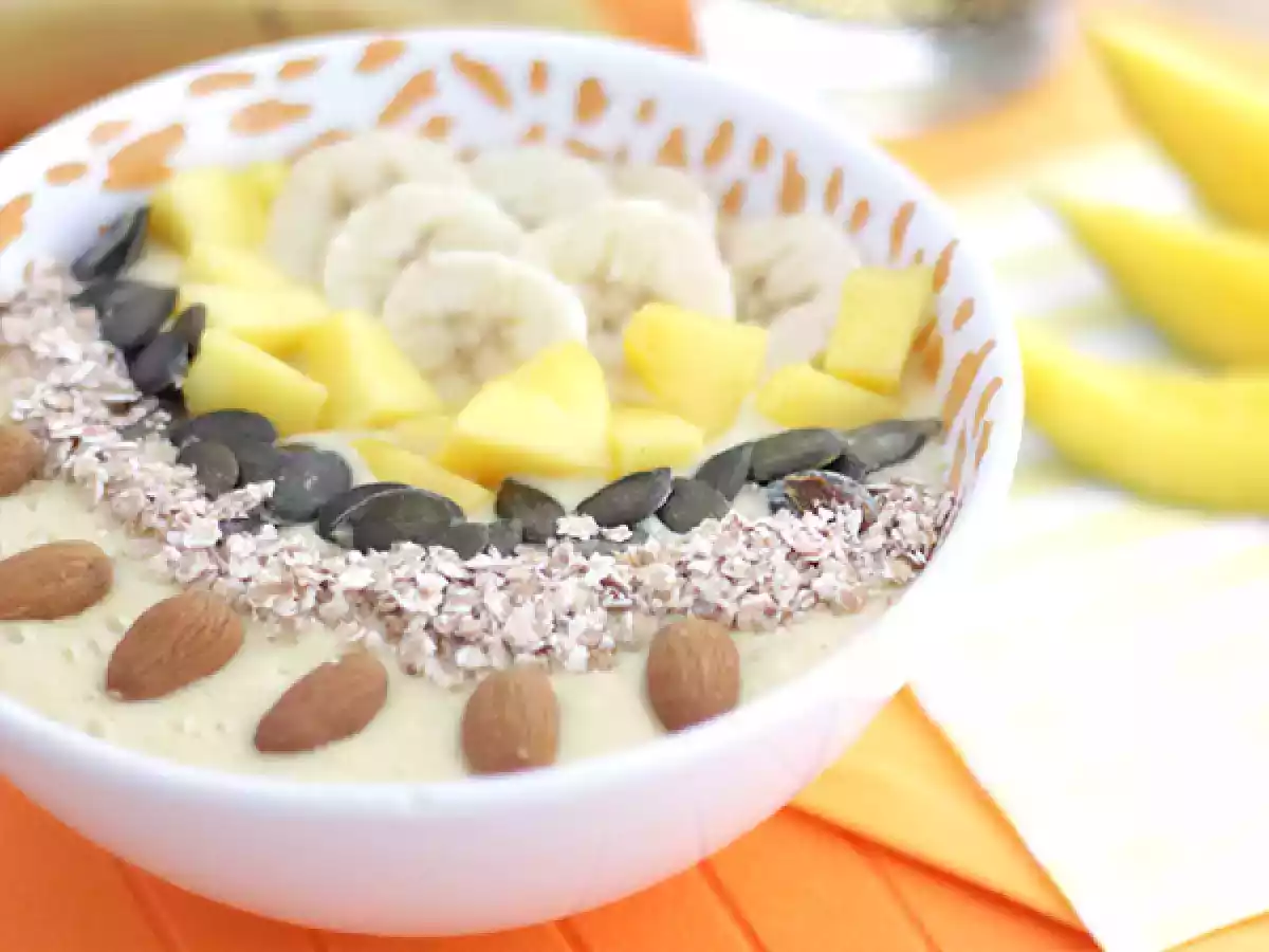 Mango-banaan smoothie bowl - foto 3