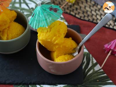 Mango en limoensorbet met slechts 3 ingrediënten, klaar om te eten in 5 minuten! - foto 2