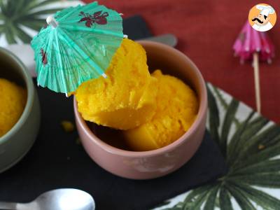 Mango en limoensorbet met slechts 3 ingrediënten, klaar om te eten in 5 minuten! - foto 4