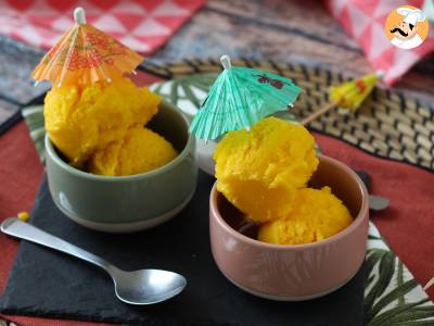 Mango en limoensorbet met slechts 3 ingrediënten, klaar om te eten in 5 minuten! - foto 7