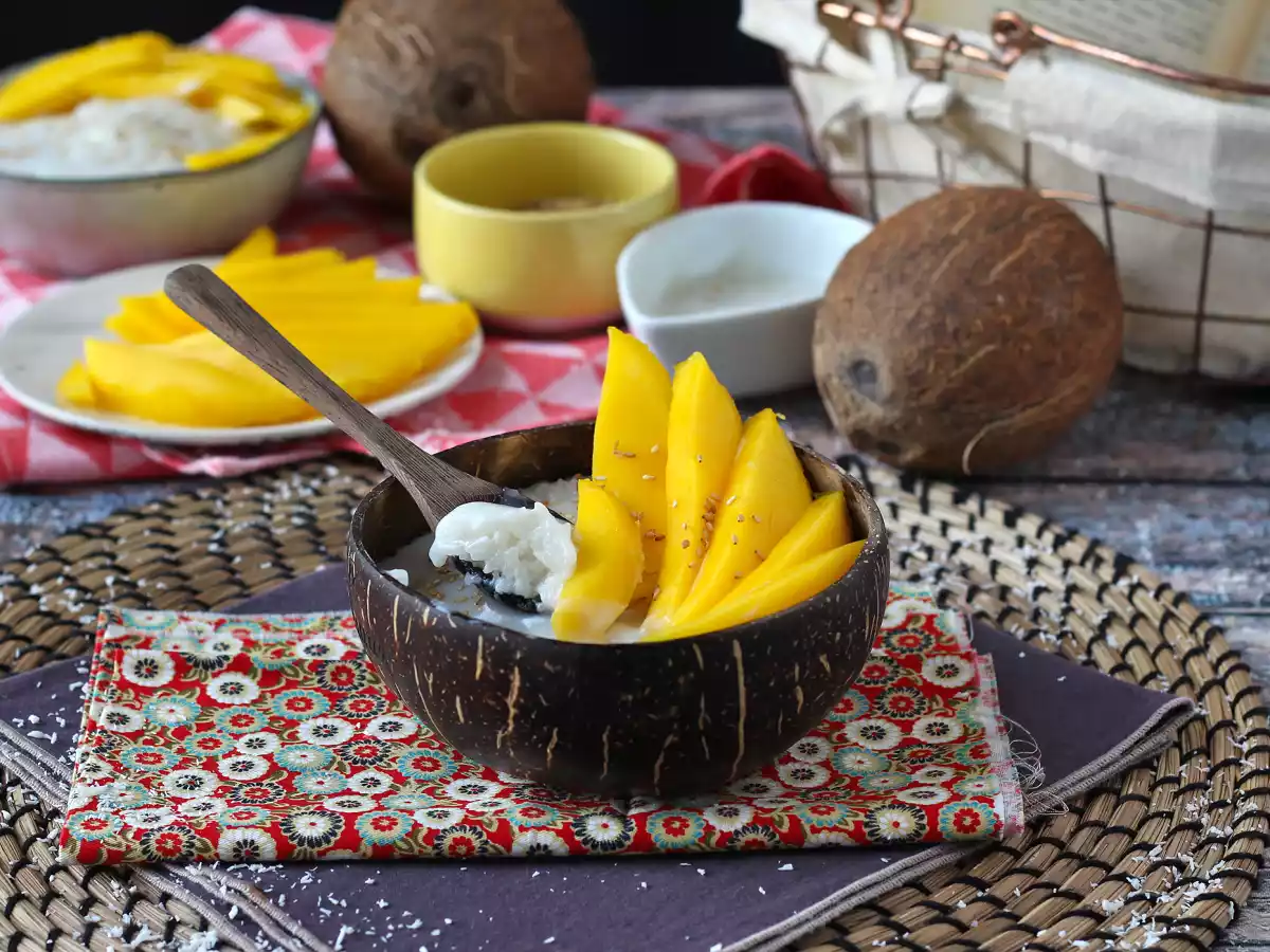 Mango kleefrijst, het supergezellige Thaise dessert - foto 5