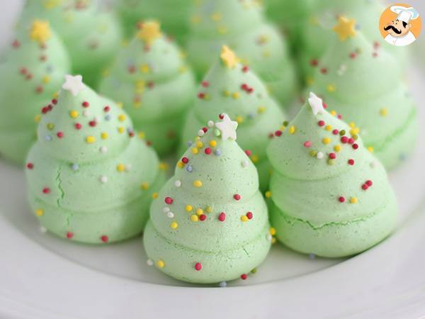 Meringue kerstbomen - foto 4