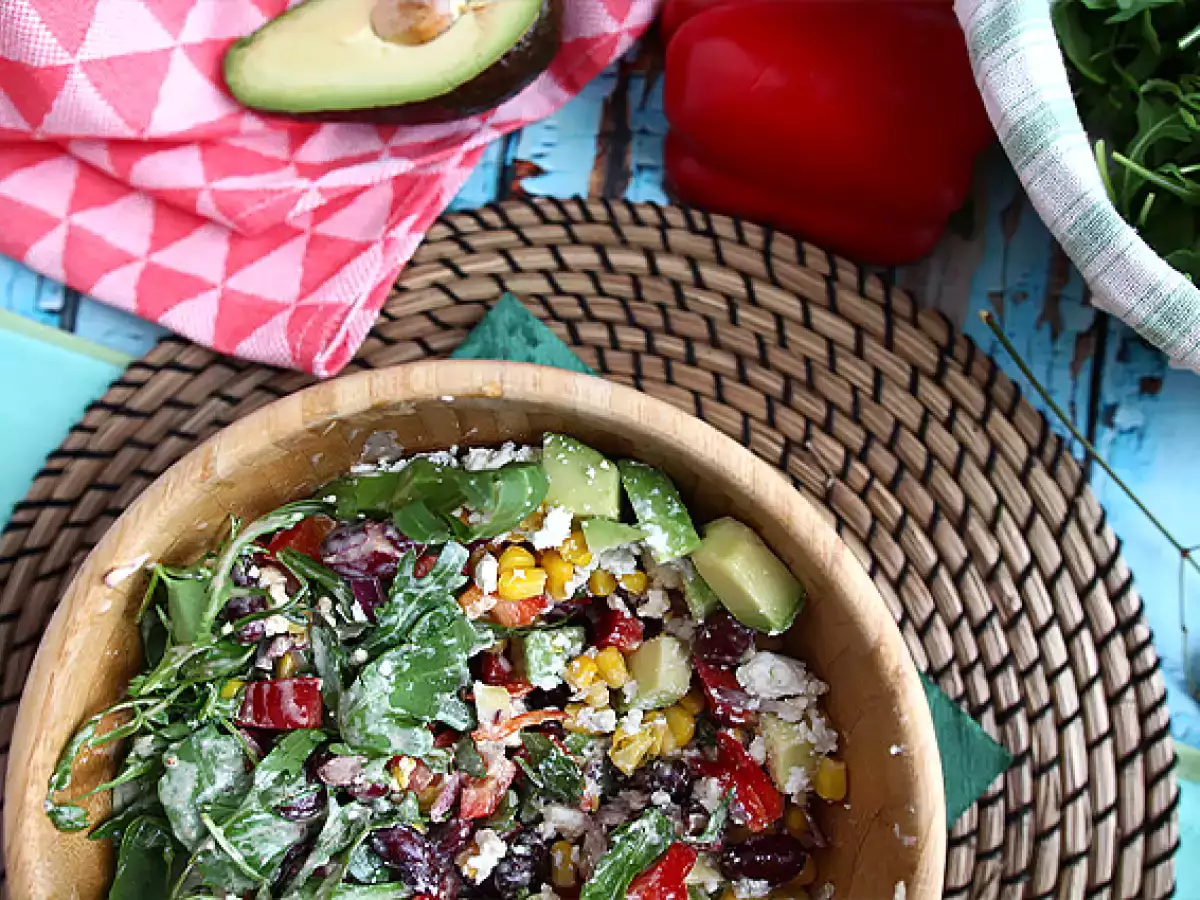 Mexicaanse salade in een pot - foto 2
