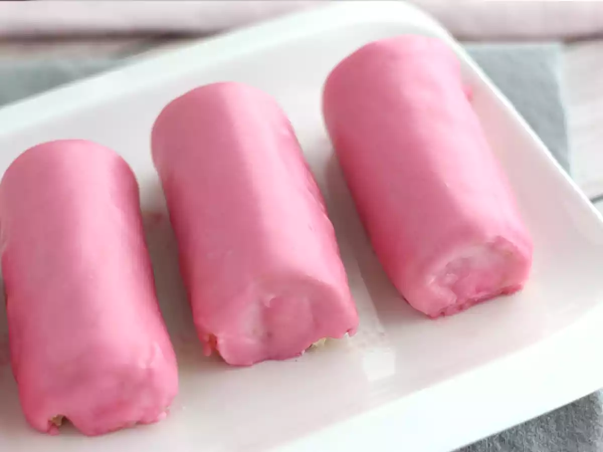 Mini aardbeienrolletjes, de Roze Panters - foto 4