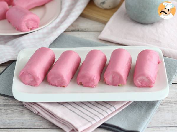 Mini aardbeienrolletjes, de Roze Panters - foto 2