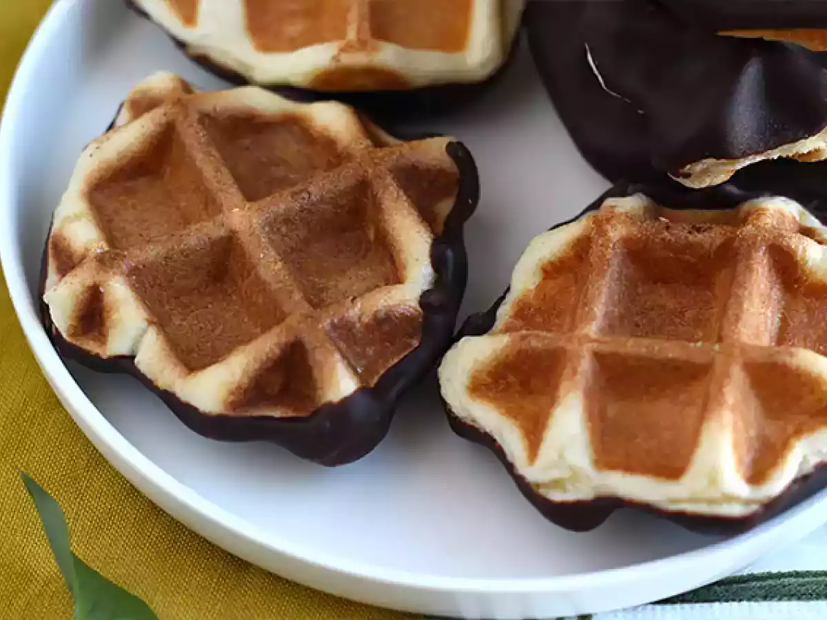 Mini chocolade wafels - foto 3