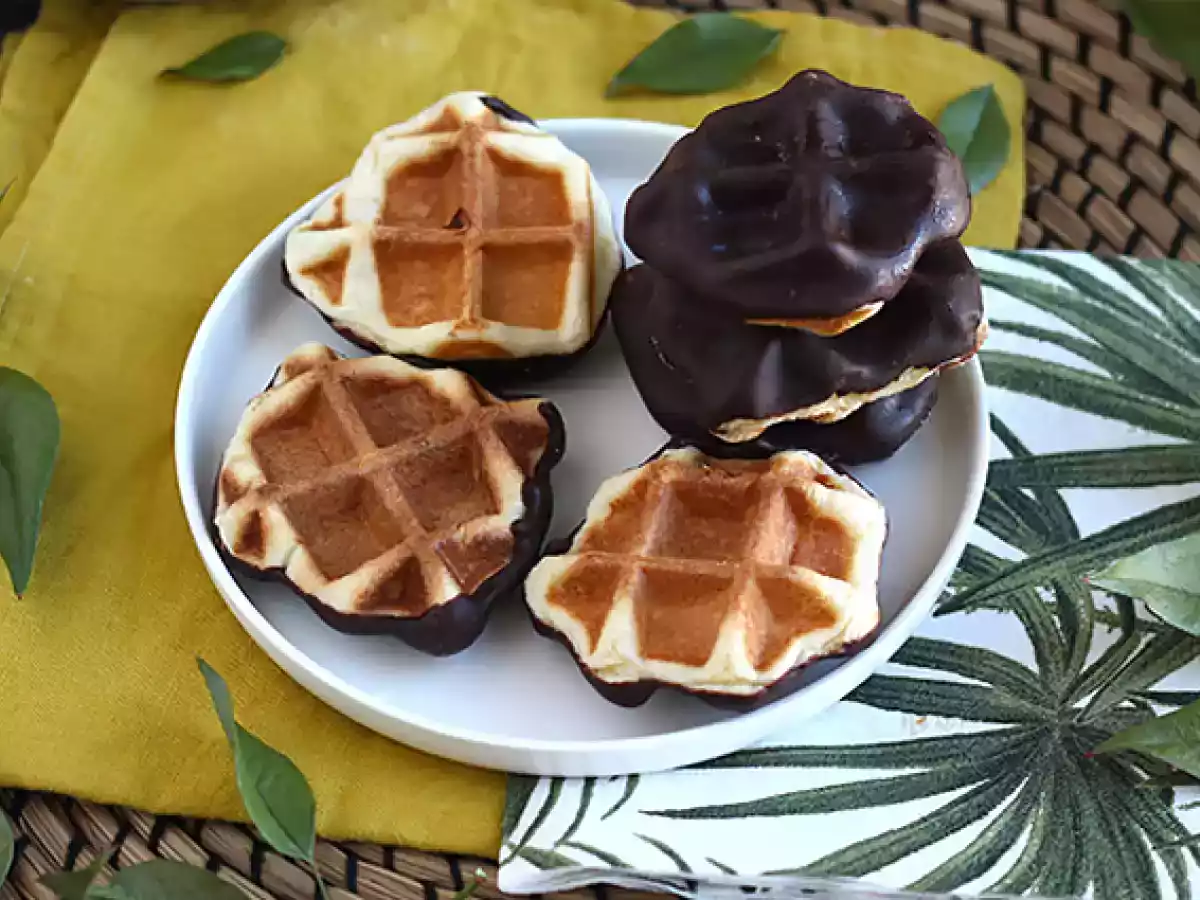 Mini chocolade wafels - foto 4