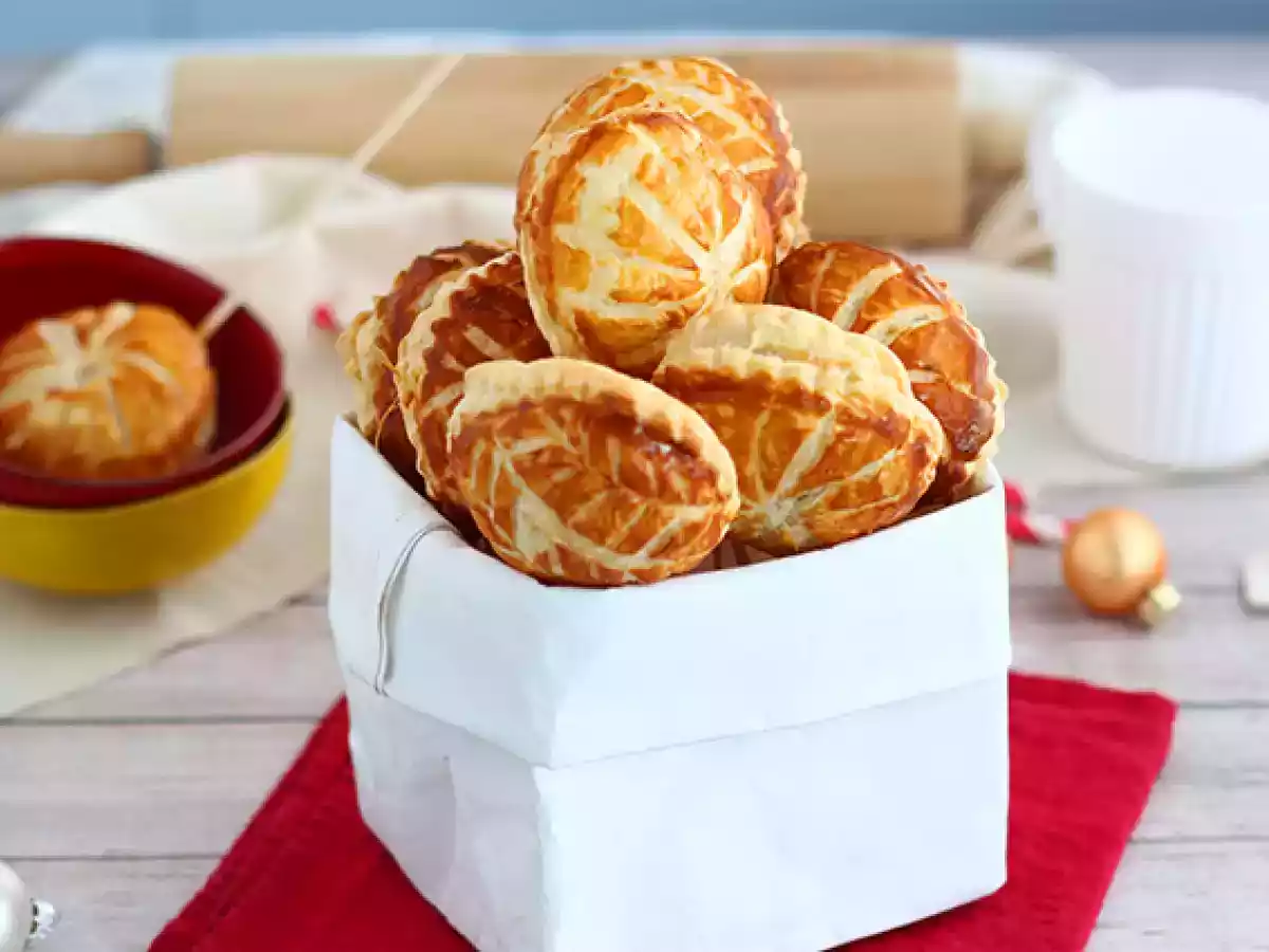 Mini galettes des rois met chocoladestukjes