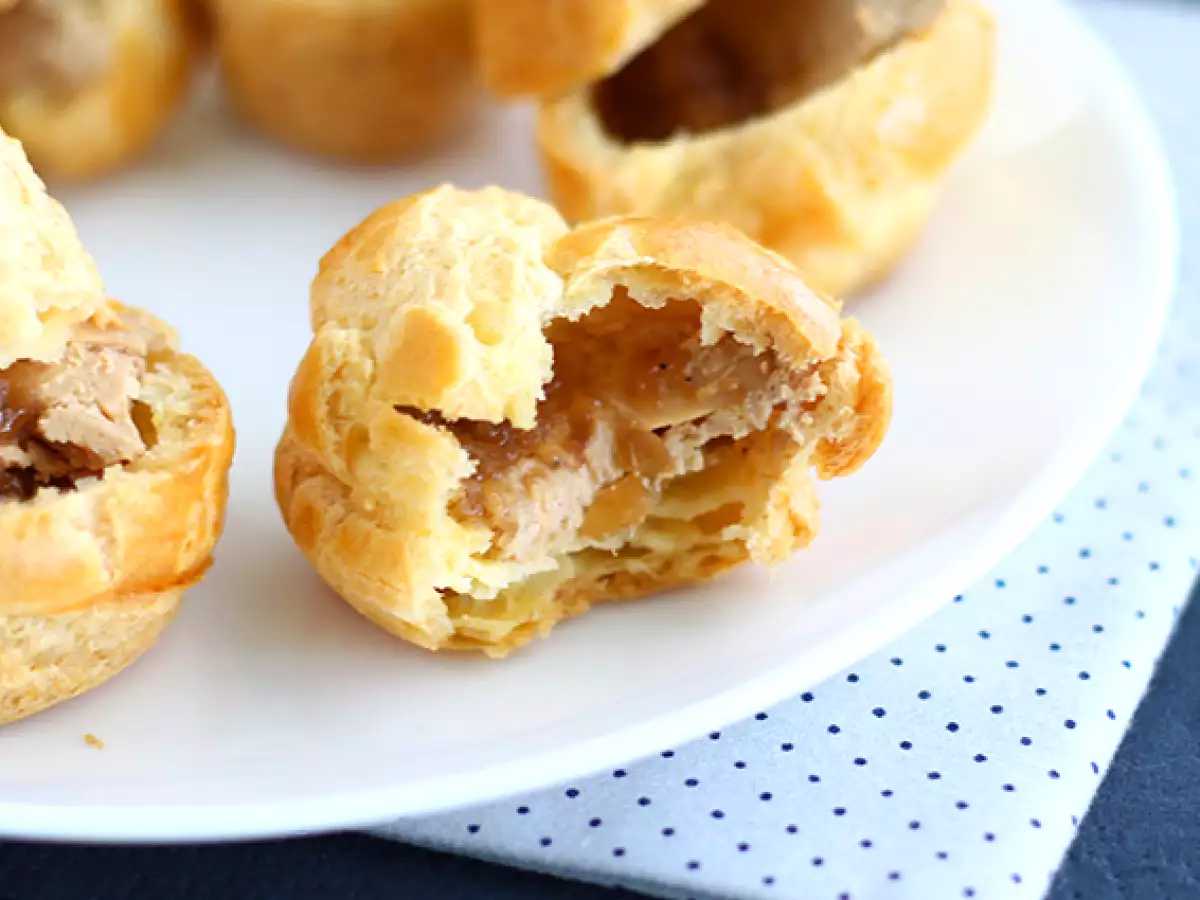 Mini-soesjes met foie gras en uienconfiture - foto 4