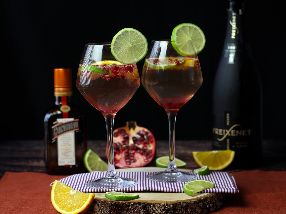 Mousserende wijn sangria: de verfrissende ster van de feestdagen
