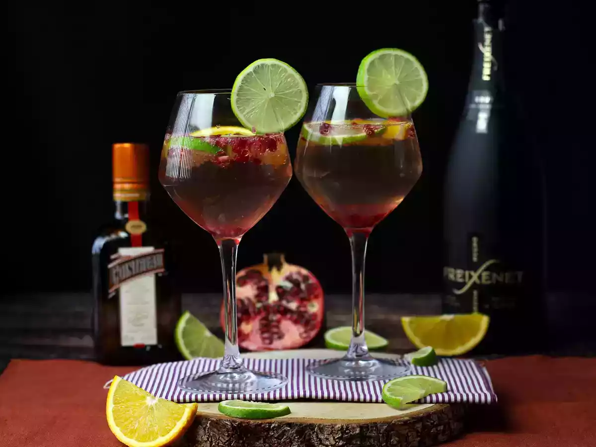 Mousserende wijn sangria: de verfrissende ster van de feestdagen
