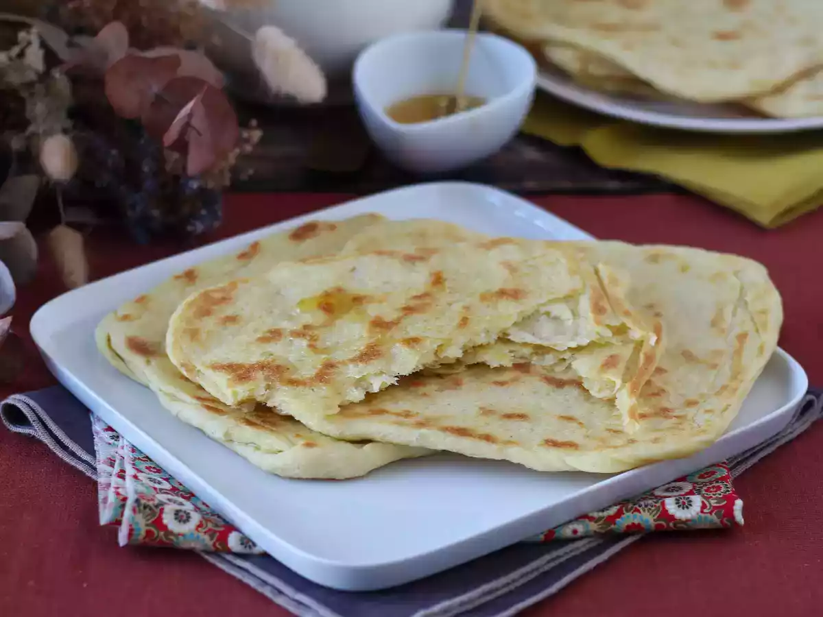 Msemmen, de perfecte Marokkaanse vlokkige pannenkoeken voor de Ramadan!