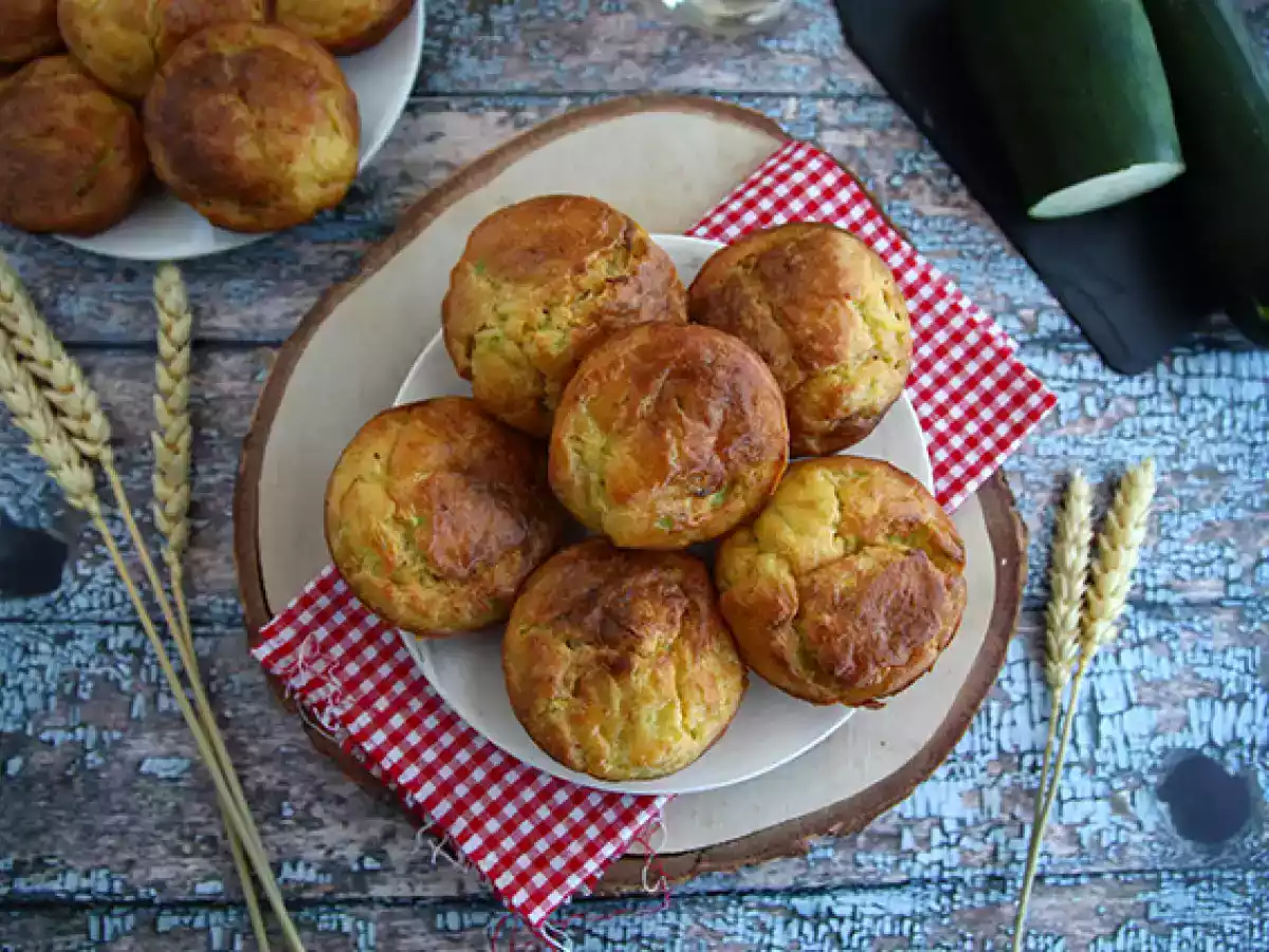 Muffins met courgette en geitenkaas - foto 2