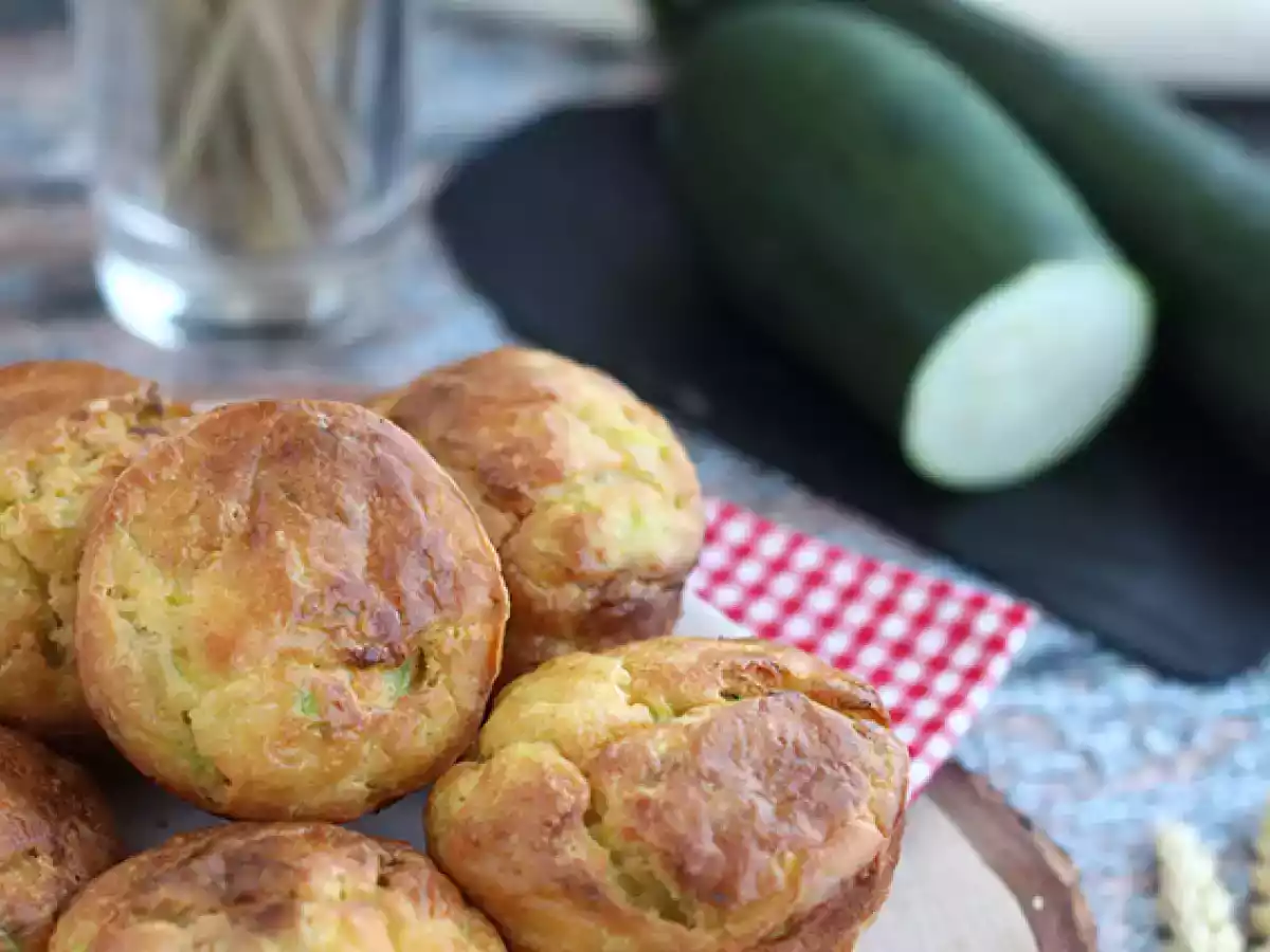Muffins met courgette en geitenkaas - foto 3
