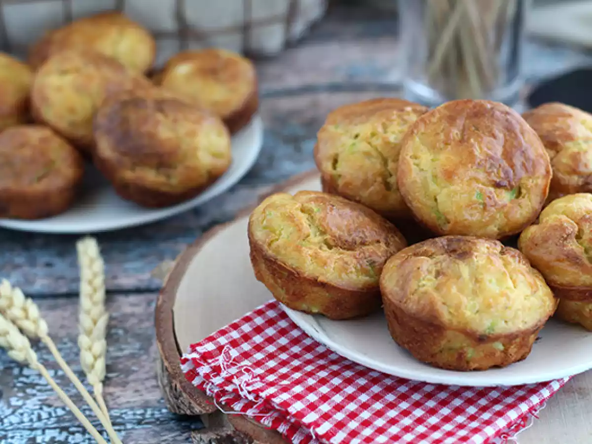 Muffins met courgette en geitenkaas - foto 5