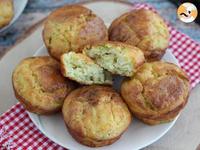 Muffins met courgette en geitenkaas - foto 4