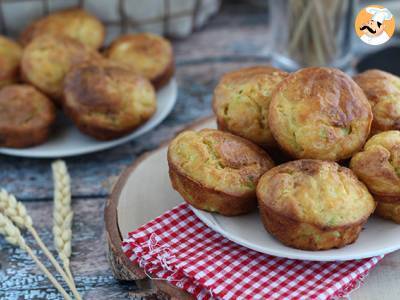 Muffins met courgette en geitenkaas - foto 5