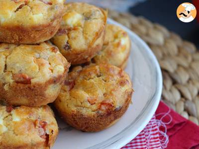 Muffins met tonijn, tomaat en feta - foto 4