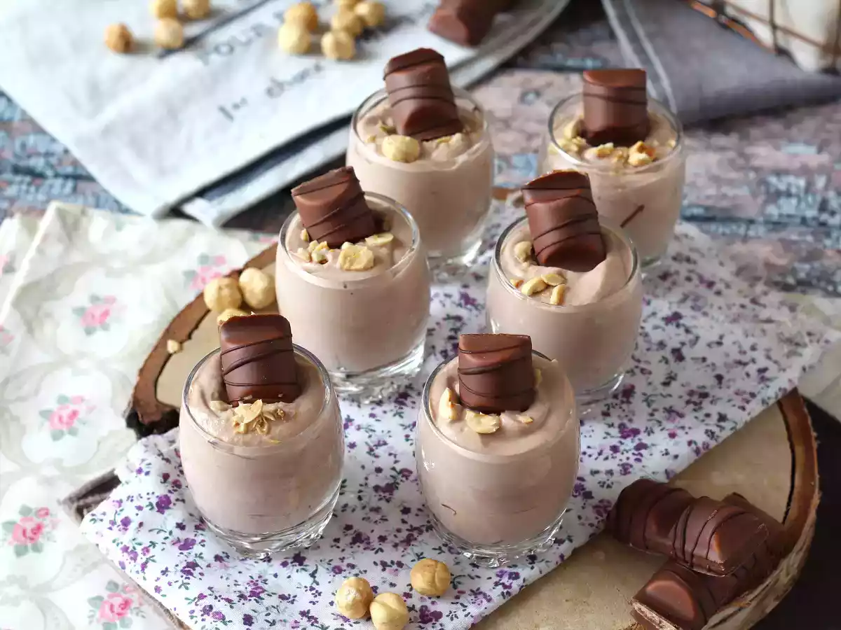 Niet te bakken, superlekkere Kinder Bueno glaasjes