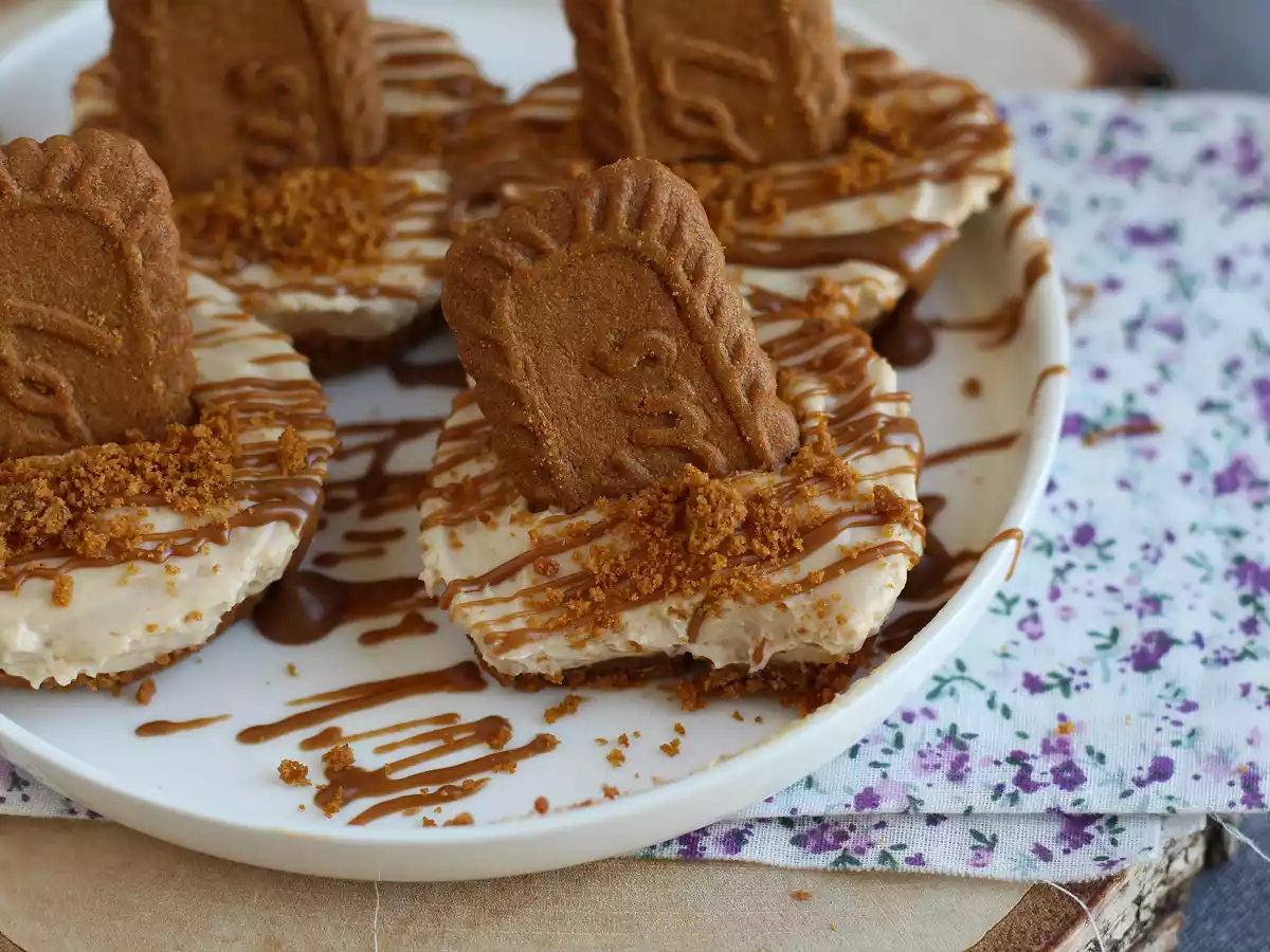 No-bake cheesecakes met speculaaskoekjes - foto 2
