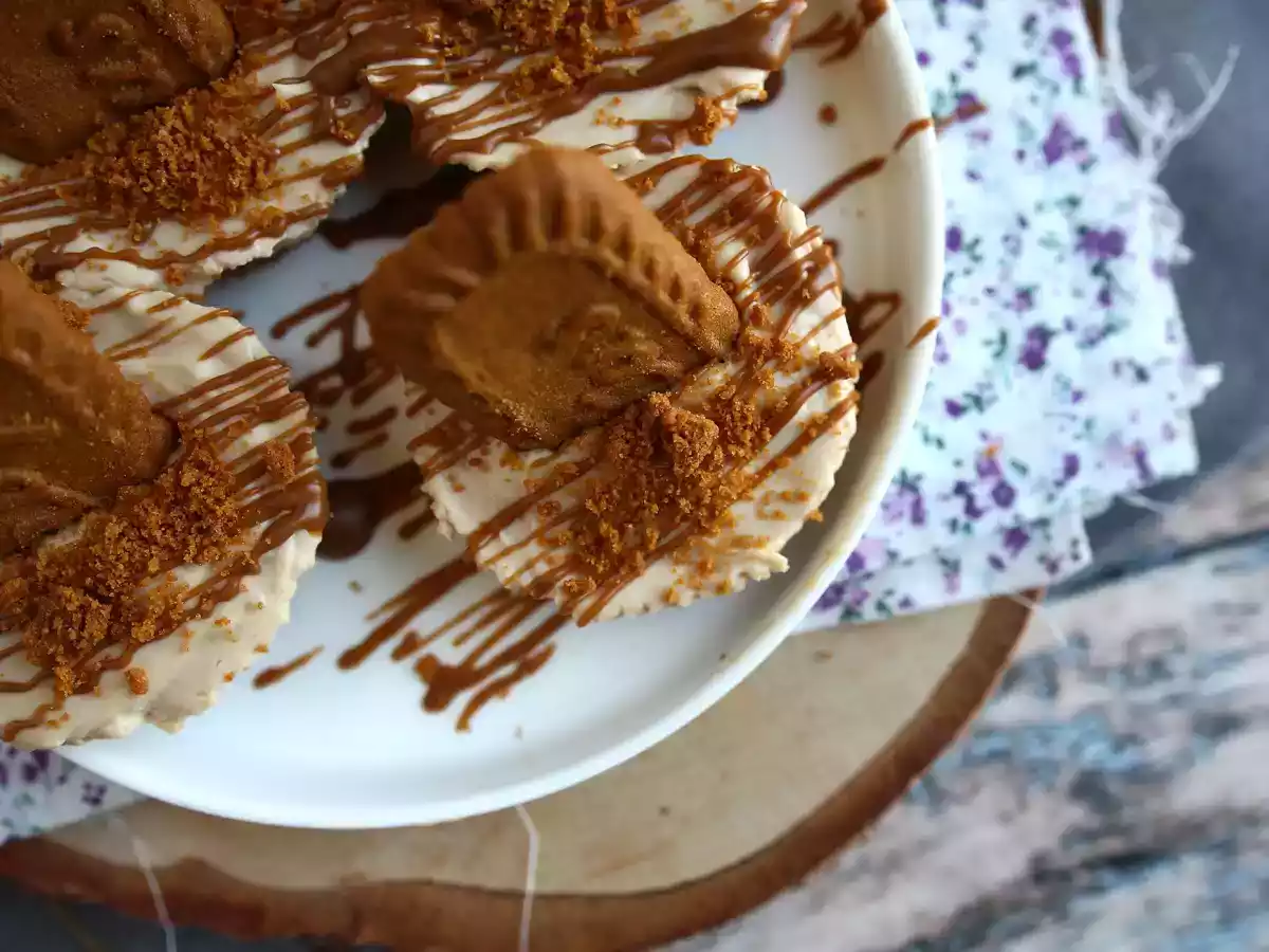 No-bake cheesecakes met speculaaskoekjes - foto 4