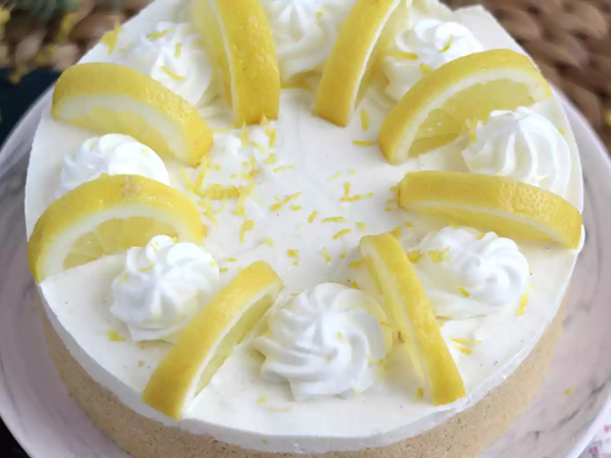 No-bake citroen cheesecake - foto 4