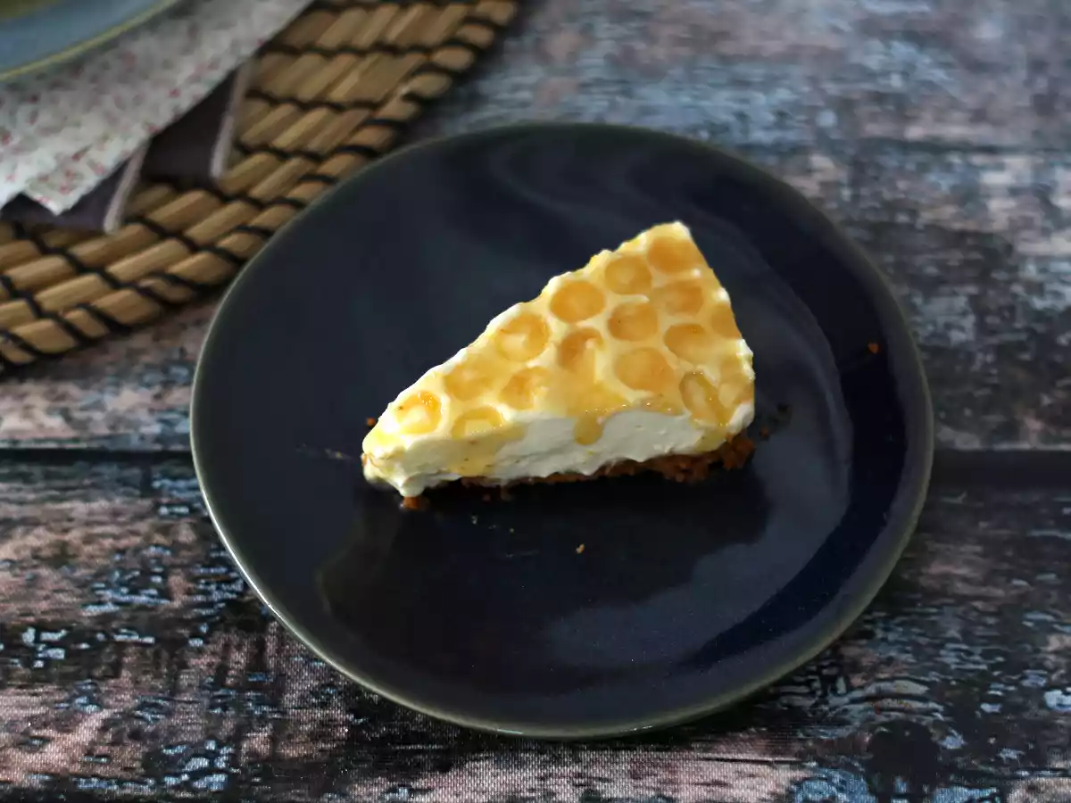 No-bake citroen en honing cheesecake (taartdecoratie tutorial) - foto 2