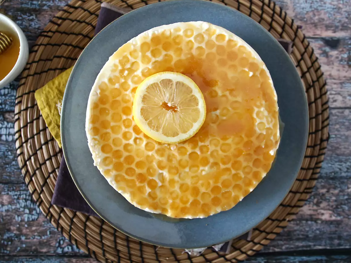 No-bake citroen-honingcheesecake (tutorial taartdecoratie) - foto 3