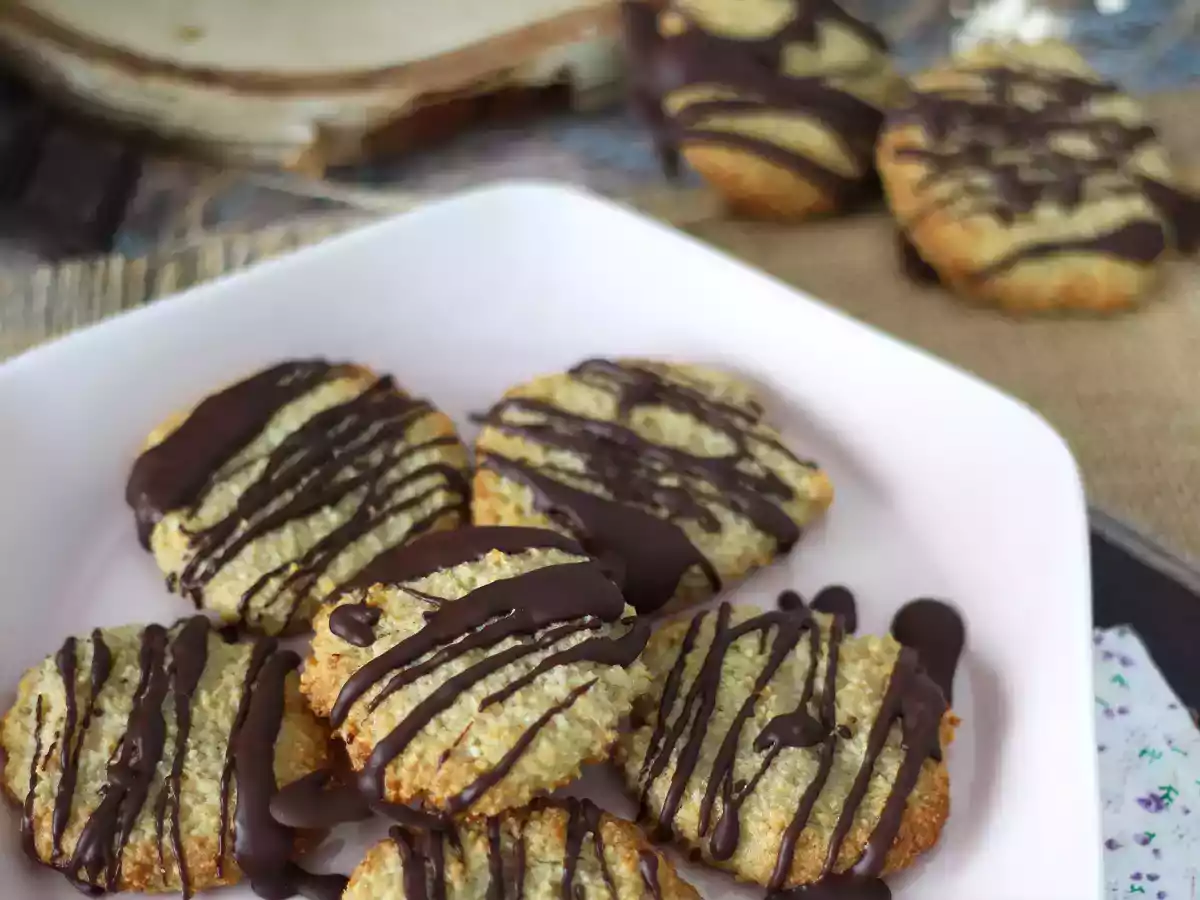 Okara (haver) en chocoladekoekjes