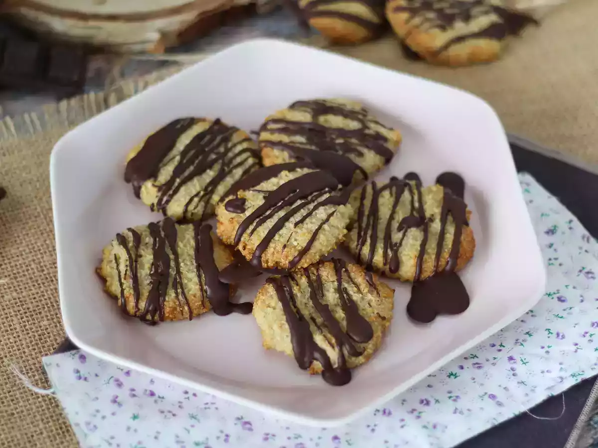 Okara (haver) en chocoladekoekjes - foto 3