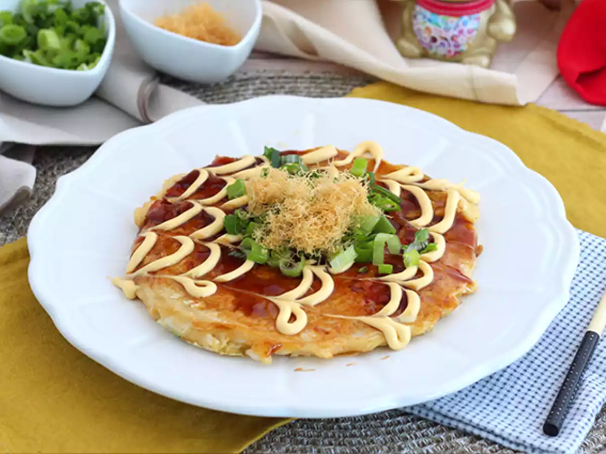 Okonomiyaki - Japanse omelet