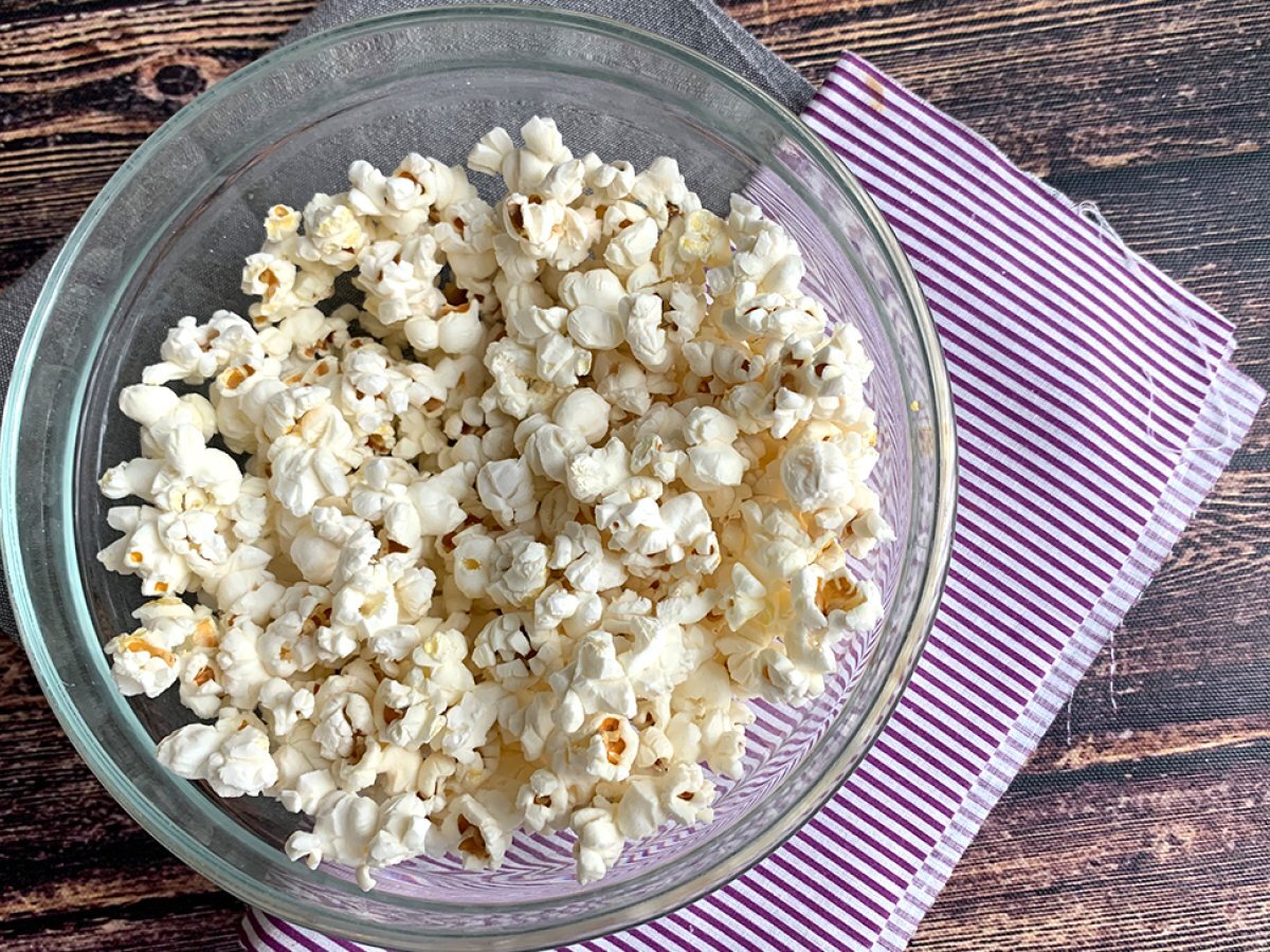 Olievrije magnetron popcorn