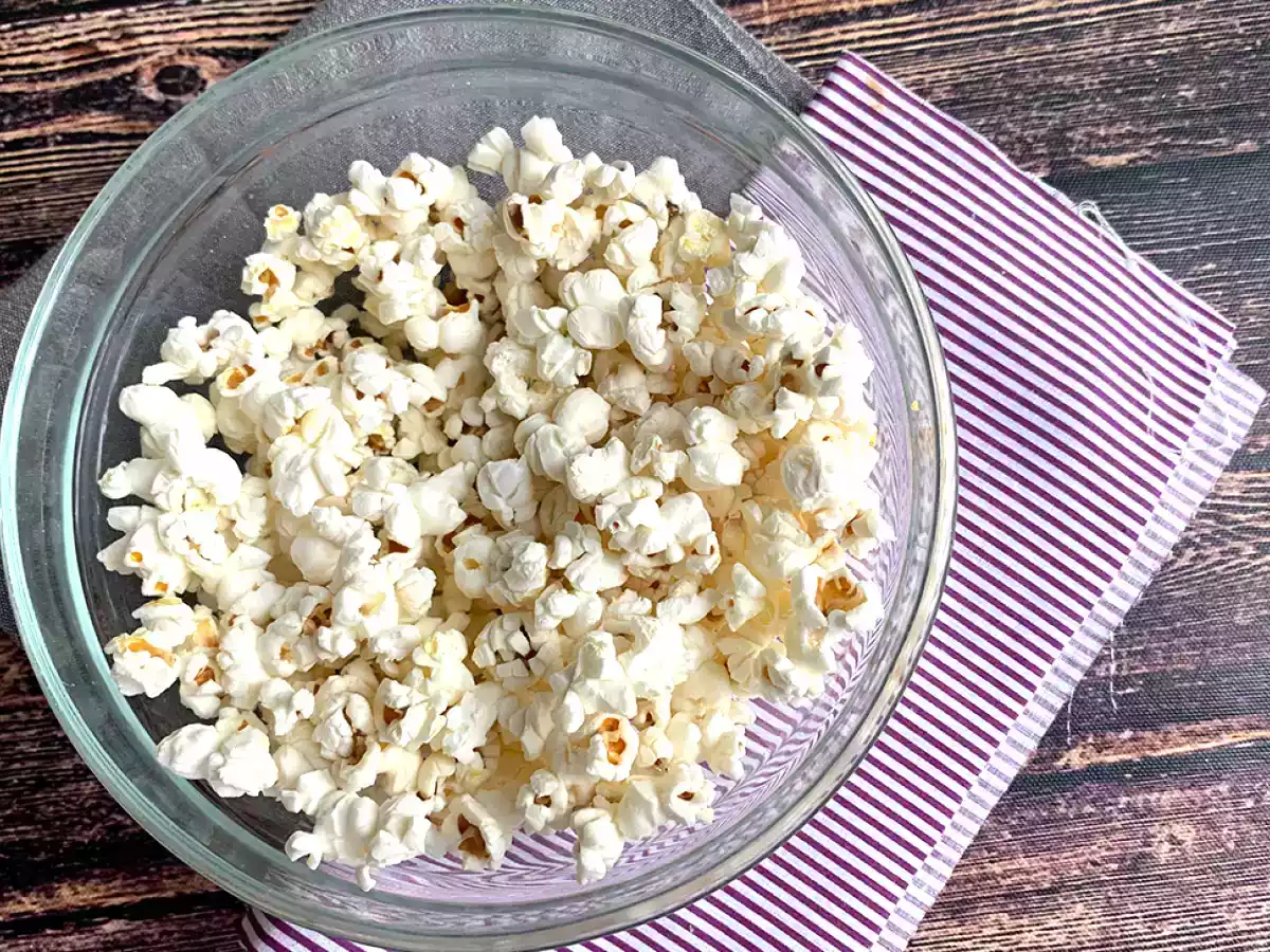 Olievrije magnetron popcorn