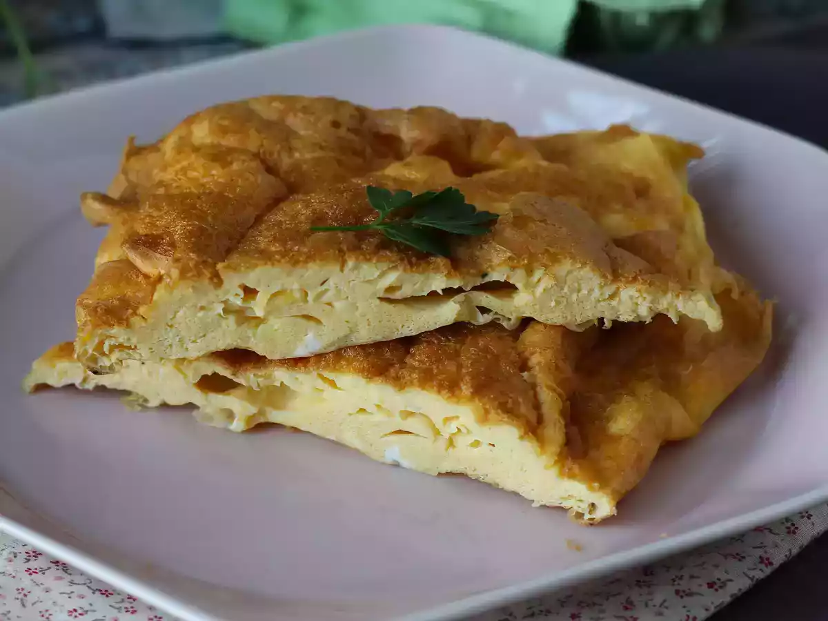 Omelet in airfryer, een licht recept zonder iets vies te maken in de keuken! - foto 3
